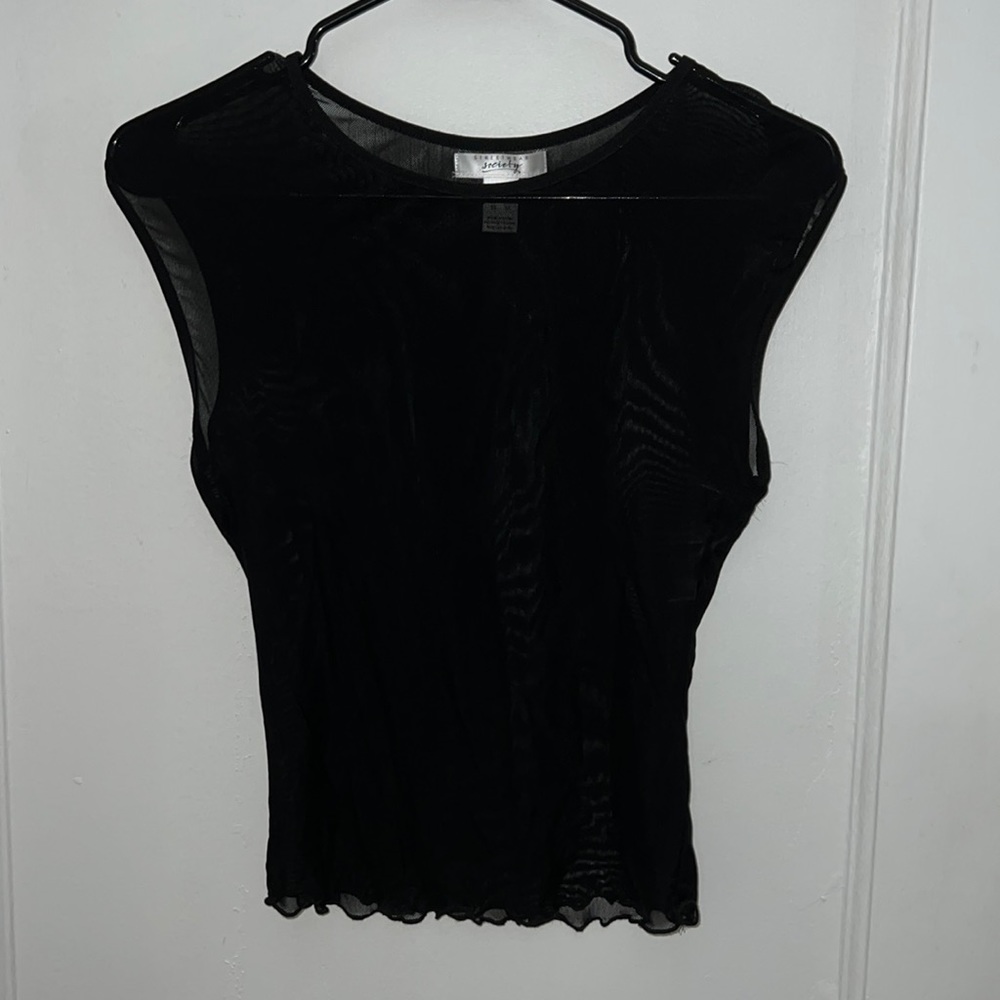 Mesh black top